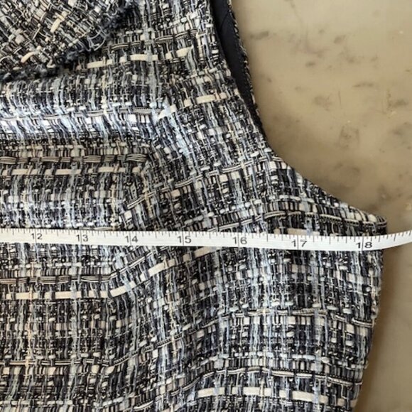 TALBOTS Americana Tweed Shift Sheath Sleeveless Dress 6 - Picture 14 of 16